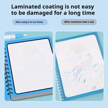 1 cuốn sổ vẽ màu nước ma thuật, sổ vẽ tái sử dụng, tranh vẽ màu nước thủ công, sách tô màu, sách vẽ màu nước ma thuật giáo dục, sổ vẽ tái sử dụng, bộ dụng cụ vẽ hoạt động nghệ thuật, chủ đề đại dương, động vật, phương tiện giao thông, khủng long, thích hợp cho năm học mới, tiệc Giáng sinh, sinh nhật, bộ quà tặng sáng tạo cho ngày lễ, bộ dụng cụ thủ công nghệ thuật (màu bút ngẫu nhiên) - Nhiều màu - Xem 6