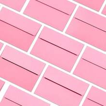 5x7 Envelopes For Invitations, 40-Pack A7 Envelopes For 5x7 Cards, Colored Invitation Envelopes, Purple, 5 1_4 X 7 1_4 Inches - Pink - View 7