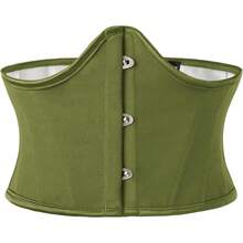 Corset Belt For Women Vintage Wide Waist Fasion Bustier Corset - 紅色 - 查看 8
