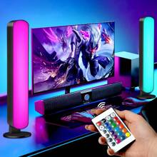 1pc/2pcs, Usb Power Supply, Led Light Strip, Rgb Ambient Desk Lamp, 24 Key Remote Control, Multi-Color, Suitable For Gaming, Tv, Bedroom, Desk Lamp Decoration, Fantasy Theme, Ball Occasions
