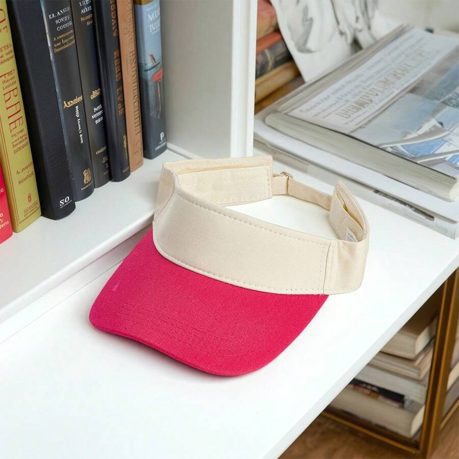 Women Masks & Visor Hat - Red - View 1