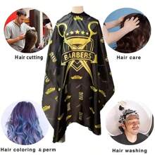 Meisha 1 件理发师理发围裙理发披肩美发袍专业理发师舒适沙龙披肩 C0033A，返校、旅行度假必备、女士发饰