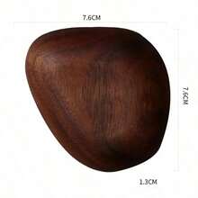 1 件木质磁性刀架壁挂式鹅卵石磁铁刀架新颖厨房切片厨师刀收纳架