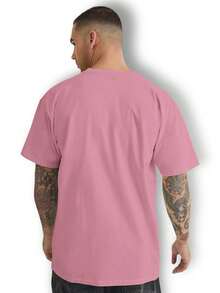 Men T-Shirts - 淺粉色 - 查看 2