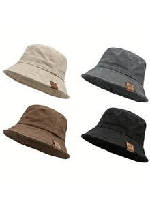 1pc 2024 Summer Wide-Brimmed Hat, Men's And Women's Version, Comfortable And Breathable, Outdoor Beach Vacation Hat, Can Be Given As Gifts To Each Other