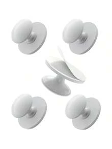 5 包自粘式橱柜把手，无需钻孔自粘式抽屉把手，粘贴式厨柜不锈钢拉手，适用于窗户、衣柜、梳妆台、碗橱、壁橱 - 彩色 - 查看 14