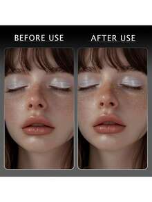 24/12/6/4/2/1片闪光雀斑银色闪光雀斑面部纹身发光仿斑点女士临时假雀斑