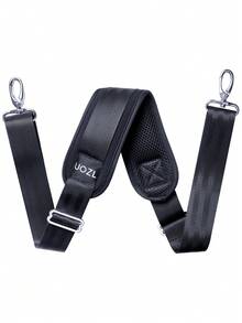 UOZL 59英寸通用可调节肩带，带加厚肩垫和双平衡扣，360度旋转金属钩，适用于公文包、斜挎包、电脑包、行李箱包 - 彩色 - 查看 10