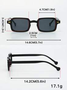 1 pièce/2 pièces Lunettes élégantes vintage à monture complète en plastique pour hommes, convenant pour le trajet quotidien, l'assortiment de tenues, la photographie, les vacances en plein air. Également un cadeau idéal pour la rentrée scolaire, Halloween, Noël, Pâques, la Saint-Valentin, la Fête de l'Indépendance, Thanksgiving, le Nouvel An