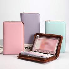 Zipper Bag Cash Storage Plan Book, Suitable For Daily Cash Storage Plans, Equipped With 10 Zipper Pockets And 12 Plan Sheets,Savings Plan,Biweekly Savings Plan,10000 Savings Plan,Savings Strategy