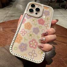 Funda para teléfono 1PC Teléfono Bling de Doble Cara, Parte Trasera Dura Suave a Prueba de Golpes, Multicapa, TPU + PC, Compatible con 16/15/14/13/12/11 Pro/Plus - transparente - Ver 5