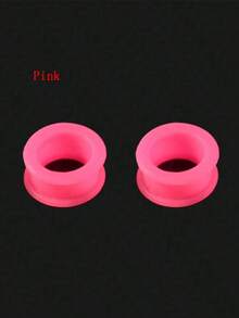 2 szt. elastycznych silikonowych tuneli do uszu, zatyczek do uszu, kolczyków ekspanderów do rozszerzania uszu, biżuterii do ciała 3-20 mm