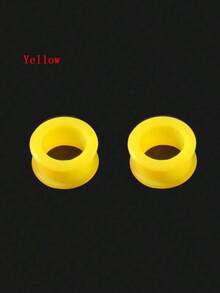 2 szt. elastycznych silikonowych tuneli do uszu, zatyczek do uszu, kolczyków ekspanderów do rozszerzania uszu, biżuterii do ciała 3-20 mm