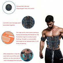 AXH Rechargeable Muscle Stimulator, Abdominal Muscle Trainer, Muscle Strengthening Equipment, Ultimate Home Fitness Gear For Men And Women - Black - View 11