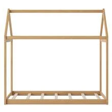 MERAX Twin Size Wooden House Bed, Wood Color - Gỗ - Xem 5