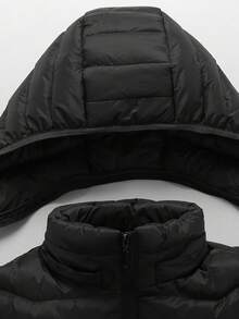 Veste chauffante décontractée pour hommes, couleur unie, manches longues, contrôle unique 9 zones de chauffage, manteau d'hiver à isolation thermique