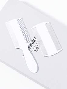 2pcs Comb Set With And Without Handles, Double-Sided Fine-Toothed, ABS Plastic Handles, Plastic Teeth, Use For Lice And Dandruff Removal, Suitable For All Hair Types,Back To School,Travel Holiday Essentials,Hair Accessories For Women,Brush,Hair Brushes,Edge Brush,Brush Hair,Hair Comb,Comb Hair,Detangling Brush,Ball Brush,Mini Hair Brush,Hair Brush Set,Wooden Comb,Hair Brush, Brush, Comb, Slick Back Brush, Hairbrush, Edge Brush, Brush Hair, Hair Comb, Hair Brush Set, Comb Hair, Mini Hair Brush, Detangling Brush, Hair Brushes, Hair Products, Hair Tools, Hair Stuff, Hair Care, Curly Hair Brush, Barber, Barber Accessories, Hairdressing Equipment,Travel Essentials,Hairstyle,Hairdressing,Hair Brush,Slick Back Brush,Styling Brush,Curly Hair Brush,Edge Brush,Hair Comb,Brush Hair,Hair Brush Set,Comb Hair,Comb For Curls,Detangling Brush,Hair Brush For Women,Hair,Travel,Hair Products,Hair Tools,Hair Stuff,Barber,Barber Accessories,Barbershop,Hairdressing Equipment