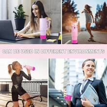 QY2Pack Silicone Boot For  40 30 20 OZ Cup Accessories Thick Bottom Boots For  20OZ 30OZ Tumbler IceFlow 16OZ Bottle Protector Sleeve Cover For  Cups Protective Bumper AntiSlip2216 - Hoa Cẩm Chướng Rắn - Xem 2