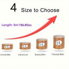 Băng Kinesiology Athletic Elastoplast Sport Recovery Strapping Gym Muscle Bandage Phụ kiện tập thể dục Băng tập thể dục Băng thể thao - Nhiều màu - Xem 5