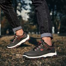 Men's Walking Shoes, Hiking And Running Through Parks, And Going To Shopping Malls Not Far Away Are All Good - 黑色 - 查看 3