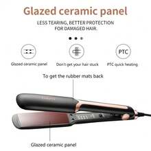 SOKANY-1907 直发夹，二合一直发卷发夹，负离子蒸汽直发器，陶瓷板 - 英規插(220-240V) - 查看 5