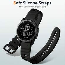 22 毫米兼容 Garmin Fenix8 AMOLED 47 毫米/Fenix E/Fenix 6 Pro/6/7/7 Pro/5/5 Plus 表带，柔软硅胶表带适用于 Forerunner 965/955/945/Approach S70 47 毫米/S62/S60/Quatix 7 智能手表，26 毫米表带兼容 Garmin Fenix 7X/Fenix 6X/Fenix 5X/Fenix 8 51 毫米/Tactix Delta，柔软硅胶替换 Quickfit 表带适用于 Fenix 3/3 HR、Fenix 5X Plus/6X Pro/Descent MK1/Enduro