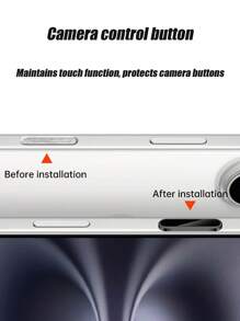 2 pezzi Protezione per pulsante fotocamera compatibile con 16, 16 Plus, 16 Pro Max - Resistente ai graffi, sensore di forza ad alta precisione, copertura di controllo intelligente della fotocamera, controllo touch scorrevole per custodie 16