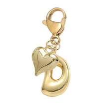 Bubble Letters Cute Necklace Pendant Bag Pendant-Lucky Crystal Pendant Paired With A Golden Heart Pendant, Alphabet Letters A-Z, Shiny Alloy Bag And Backpack Pendant-Perfect Gift For Birthdays And Special Occasions, Key Chain Ring Bag Backpack Pendant Car Pendant Gift For Ladies And Girls, Wallet And Handbag Accessories.Accessories Small Gifts For Women On Birthdays, Valentine's Day, Mother's Day - Multicolor - View 12