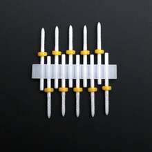 10个装陶瓷指甲磨头专业指甲护理工具 - 彩色 - 查看 16