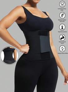 1 pièce Ceinture de maintien de la taille, Ceinture amincissante de taille, Ceinture de ventre Body Shaper avec triple enveloppement. Corset, Gaine, Fajas pour femmes