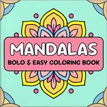 适合成人、青少年和学生的豪华曼陀罗着色书，儿童 DIY 绘画绘图 - 24 页 - 升级厚纸，独特封面 | 情人节、圣诞节、万圣节等的完美放松礼物，可用作学校用品、返校