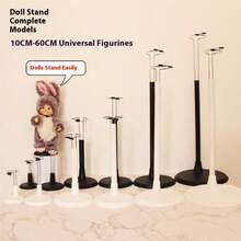 1 件 2025 新款塑料娃娃支架底座适用于泰迪熊玩具 15/20/25/35/45 厘米，生日礼物，圣诞礼物，节日礼物，完美礼物 - 彩色 - 查看 3