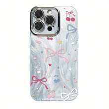 Funda para teléfono (1 unidad). Compatible con toda la serie 16/15/14/13/12/11 (13/14 Pro/15 Plus/16 Pro), esta nueva funda para teléfono con degradado de colores y tecnología IMD Laser incluye protector de lente y un diseño híbrido clásico resistente a los golpes. - Colores mixtos 1 - Ver 1