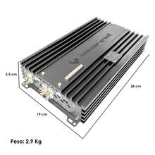 STEELPRO Vandergraaf Evolution Premium 24k Class A/B 4ch Amplifier - Black - View 2