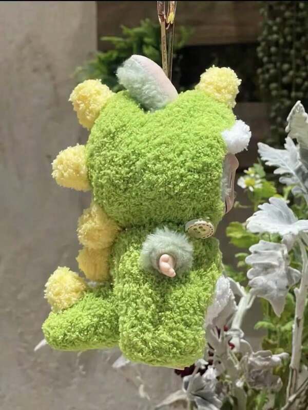 [Solo ropa] Nuevo y muy vendido Figura de resina Labobo de 17cm de 1ra/2da/3ra generación, disfraz de dinosaurio de peluche esponjoso para Labubu