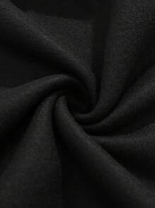 Sudadera con capucha gráfica de araña negra para mujeres con estampado de telaraña roja - Sudadera cómoda con bolsillo canguro, ropa casual de otoño e invierno de manga larga, lavable a máquina, sudadera con capucha de araña, tela duradera - Negro - Ver 5