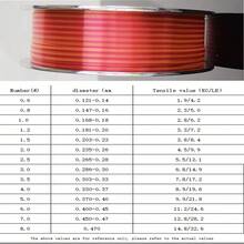 HOLIYOU 155米双色单丝鱼线，专业钓鱼配件 - 彩色 - 查看 4