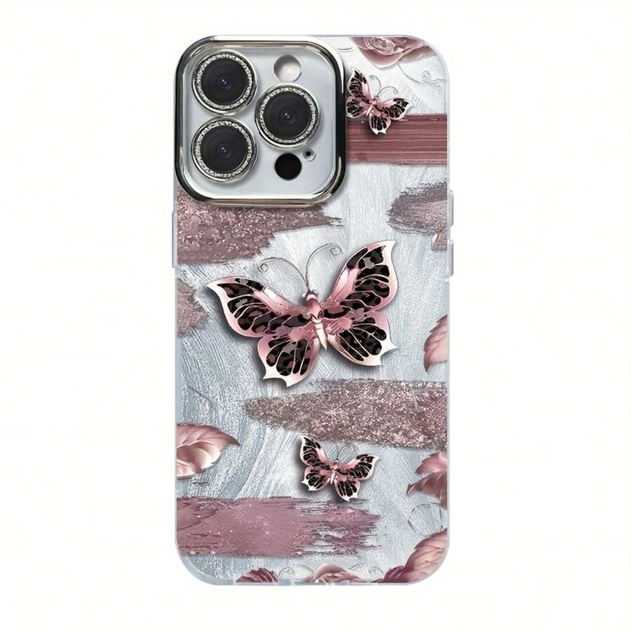 Funda para teléfono (1 unidad). Compatible con toda la serie 16/15/14/13/12/11 (incluidos 13/14 Pro, 15 Plus y 16 Pro). Funda protectora con láser IMD, nuevo diseño colorido con degradado de color, incluye protector de lente y un diseño híbrido clásico resistente a golpes. - Blanco - Ver 1