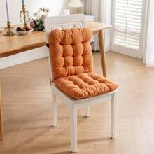 1 件加厚舒适椅垫，现代风格，涤纶面料，办公室和客厅多用途，纯色，家居装饰