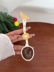 Lingurițe de supă drăguțe în formă de desert, lingură de pâine ceramică, lingură drăguță pentru fructe de pădure, lingurițe de desert în formă de brioșă/ananas/croissant, lingurițe adorabile pentru bucătărie