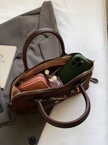 2025 Autumn/Winter Retro Suede Crossbody Bag, Women's New Fashion Versatile Handbag Shell Bag