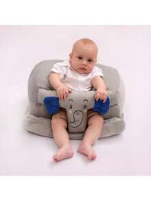 Children's Armchair - Multipurpose Baby Seat - Small Sofa Various Models - Little Blue Elephant - View 3
