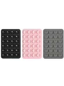 3/4 件硅胶手机粘性手柄,防滑硅胶粘性手机支架粘性手机壳支架免提手机配件支架用于自拍和视频,1/2/5/10/50/100 件,多功能手机配件,适合所有型号 - 彩色 - 查看 40