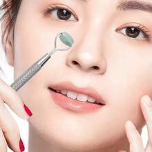 Stainless Steel Roller & Stainless Steel Gua Sha Set Comb - Fragrance Free, Hand Beauty Tool For Face, Eyes, Neck, Forehead - 彩色 - 查看 11