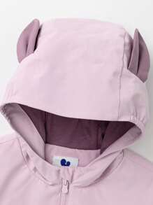 mini bala Boys Girls Hooded Jacket 2025 Fall Waterproof Windproof Outerwear