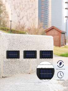 Solar Outdoor Patio Light, 10 LED Bulbs Wall Mounted Fence Wash Light, Up/Down Lighting, Suitable For Exterior Wall, Full Brightness Use, Energy-Saving LED Lighting Modern Pendant Light, Acrylic LED Lamp, Patio Outdoor Light