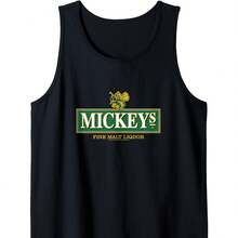 Camiseta sin mangas con el logotipo clásico de Malt Liquor de Coors Brewing Company - Negro - Ver 1