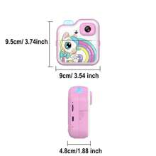 Instant Print Camera For Kids, Christmas Birthday Gift For 6 7 8 9 10 Years Old Girls, Kids Camera Instant Print, Portable Travel Camera Toy For 3-12 Years Old Girls, Fun & Educational Toy For Boys & Girls