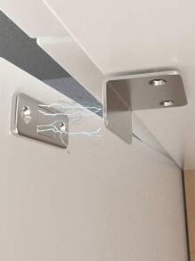 1/5 Set magnetische Türstopper und -schlösser: Kein Bohren erforderlich, bohrfähig. Extrem starke magnetische ultradünne doppelte magnetische unsichtbare Türverriegelungen, einfach zu installieren, bieten Verschluss für Schränke und Möbel