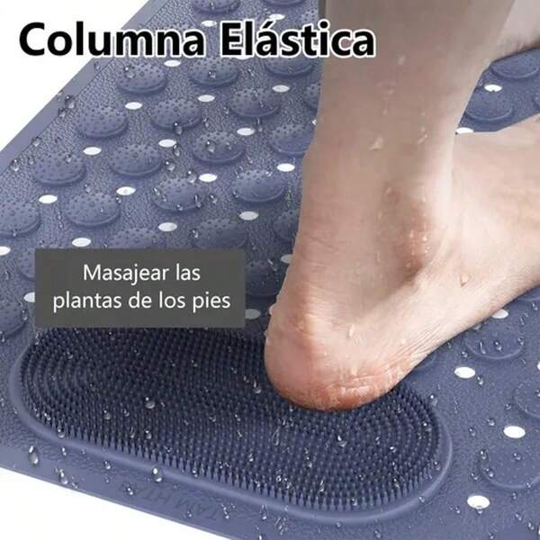 MEFENY MEFENY Alfombrilla para Bañera Alfombrilla de Baño Antideslizante Alfombrilla Antideslizante de Silicona para Baño con Ventosas esteras exfoliantes para bañera y Ducha,Alfombra de baño con masaje, antideslizante, para ducha. Alfombra para el pie con ventosas para el baño, decoración de baño de verano,Alfombrilla para Baño Antideslizante Tapete de Baño para Ducha Masaje de Pies Tapete para Regadera con Ventosas y Orificios de Drenaje Alfombrilla para Bañera de Silicona ,Tapete Goma Antideslizante Piso De Ducha Baño 36*69cm.Fabricada en TPE ecológico, sus ventosas evitan resbalones mientras las cerdas masajean tus pies. Con orificios de drenaje para evitar bacterias y fácil de limpiar,tapete antideslizante tiene orificios de drenaje, lo que proporciona una buena transpirabilidad y previene la formación,
